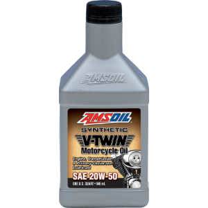 20W-50 Synthetic V-Twin Motorcycle Oil